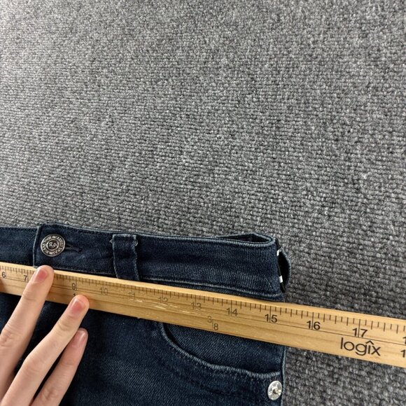 True Religion Jeans Women Stretch Jegging Spell Out Logo Denim Urban ACTL 29X28 - Picture 16 of 16